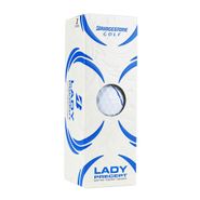 Мяч для гольфа Bridgestone Lady Precept,арт.BGB1LWX, 3 шт/уп, белый BRIDGESTONE BGB1LWX