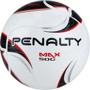 Мяч футзал. PENALTY BOLA FUTSAL MAX 500 TERM XXII,арт.5416281160-U, р.4, PU, термос., бел-кр-чер 4 PENALTY 5416281160-U