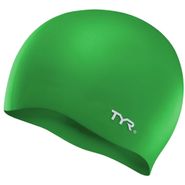 Шапочка для плав. &quot;TYR Wrinkle Free Silicone Cap&quot;, арт.LCS-310, ЗЕЛЕНЫЙ, силикон Senior TYR LCS-310