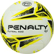 Мяч футзал. PENALTY BOLA FUTSAL RX 500 XXIII, 5213421810-U, р.4, PU, термосшивка, бел--желт-черный 4 PENALTY 5213421810-U