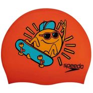 Шапочка для плав. дет. SPEEDO Boom Silicone Cap Jr, 8-0838615955, ОРАНЖЕВЫЙ, силикон Junior SPEEDO 8-0838615955