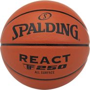 Мяч баск. SPALDING TF-250 React 76802z, р.6, 8 панелей, композит. кожа (ПУ), коричн-черн. 6 SPALDING 76802z