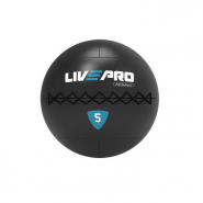 Медбол LIVEPRO Wall Ball PRO 5 кг 35 см черный/синий LP8103-05