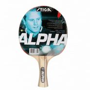 Ракетка для н/т Stiga Alpha, 187801, для начинающ, накладка 1,5мм ITTF, прямая. ручка STIGA 187801