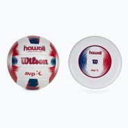 Набор Wilson Hawaii AVP, WTH80219KIT, мяч вол. р.5, синт.кожа PVC, маш.сшивка, фрисби 5 WILSON WTH80219KIT