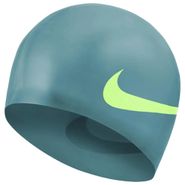 Шапочка для плав. NIKE Big Swoosh, NESS8163448, ТЕМНО-БИРЮЗОВЫЙ, силикон Senior NIKE NESS8163448