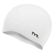 Шапочка для плав. TYR Wrinkle Free Silicone Cap, LCSO-100, БЕЛЫЙ, силикон Senior TYR LCSO-100