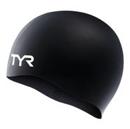 Шапочка для плав. подр. TYR Wrinkle Free Junior Silicone Cap, LCSJR-001, ЧЕРНЫЙ, силикон Junior TYR LCSJR-001