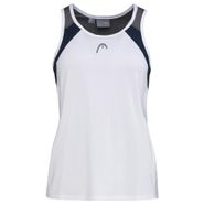 Майка жен. HEAD Club 22 Tank Top W 814461-WHDB-M, р.M, 92% полиэстер, 8% эластан, белый M HEAD 814461-WHDB-M