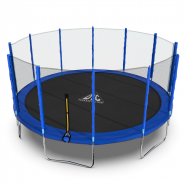 Батут DFC Trampoline Fitness с сеткой 16ft Синий 16FT-TR-B