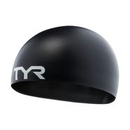 Шапочка для плав. TYR Stealth-X Racing Cap, LCSSX-001, ЧЕРНЫЙ, WA Appr, силикон Senior TYR LCSSX-001