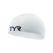 Шапочка для плав. TYR Stealth-X Racing Cap, LCSSX-100 БЕЛЫЙ, WA Appr, силикон Senior TYR LCSSX-100