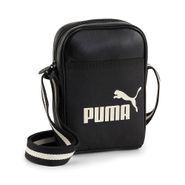 Сумка кросс-боди PUMA Campus Compact Portable, 09095401, полиуретан, полиэстер, черный 20х13х6 см PUMA 09095401