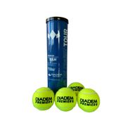 Мяч теннисный DIADEM Premier Clay Court Tour 4B, Europe-Ball-ClayTour-4B,уп.4 шт,одобр.ITF,фетр,желт DIADEM EUROPE-BALL-CLAYTOUR-4B