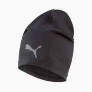 Шапка PUMA Slouchy Running Beanie, 02346901, 56% хлопок, 41% полиэстер, 3% эластан, черный Универсальный PUMA 02346901