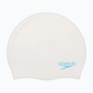 Шапочка для плав. дет. SPEEDO Plain Moulded Silicone Cap Jr, 8-7099017621, БЕЛЫЙ, силикон Junior SPEEDO 8-7099017621