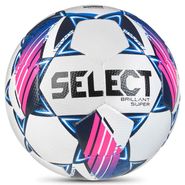 Мяч футб. SELECT Brillant Super V24, 3615968002,р.5, FIFA PRO, ПУ, ручн.сш., бело-сине-розовый 5 SELECT 3615968002