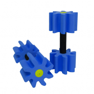 Гантели для аквааэробики Aqquatix WAWE среднее сопротивление (пара) синий AFT 0030
