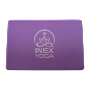 Блок для йоги INEX Yoga Foam Block 23 x 15 x 7 см, фиолетовый