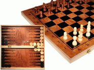 Игра 3 в 1 (нарды, шахматы, шашки) 23,5 см х23, 5 см. S2414 GETSPORT 27977