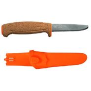 Нож Morakniv Floating Serrated Knife, нержавеющая сталь, пробковая ручка, оранжевый. 13131 Morakniv