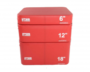 Набор плиобоксов PERFORM BETTER PB Extreme Foam Plyobox Set 3 15 см, 31 см, 46 см, красный