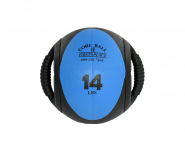 Мяч с ручками PERFORM BETTER Dual Grip Medicine Ball 6,3 кг PERFORM BETTER PB\3206-14\14-BK-BL