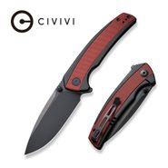 Складной нож CIVIVI Teraxe сталь Nitro-V, рукоять G10 черно-бордовая Civivi