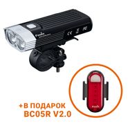 Фонарь велосипедный Fenix  BC30 V2.0, задняя велофара BC05R V2.0 в комплекте Fenix