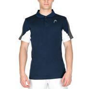 Поло мужское HEAD Club 22 Tech Polo 811421-DB-XL, размер XL, темно-синий XL 811421-DB-XL