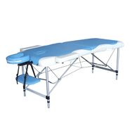 Массажный стол DFC NIRVANA Elegant, 186 x 70 см, толщина 5 см, бело-голубой DFC TS2010_TB2