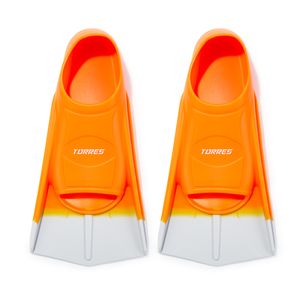 Ласты для бассейна TORRES F01, SWF012402OR, р. EU 30-32 (XS), оранжево-серый 30-32 SWF012402OR